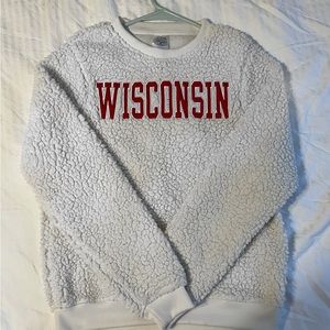 Wisconsin Fuzzy Crewneck